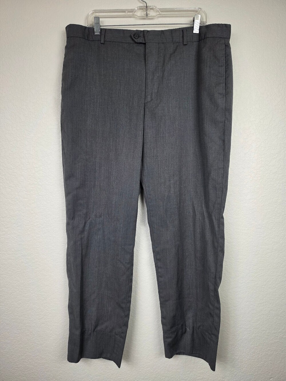 Egara Men's Gray Wool Dress Pants Size 40